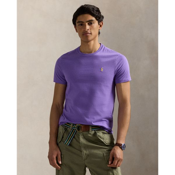 Washed for a perfectly broken-in look and feel, this cotton T-shirt is a Polo essential you'll reach for again and again.