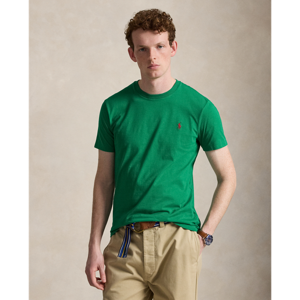 Maglietta Ralph Lauren Custom Slim-Fit in Cotone