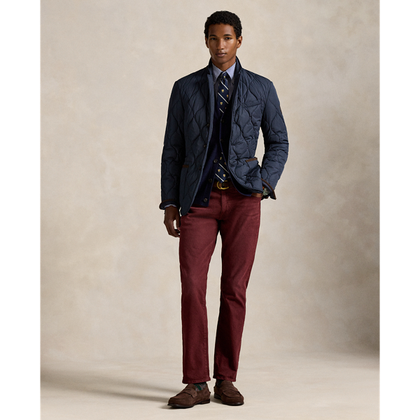 Ralph Lauren Hampton Relaxed Straight Stretch Jean In Red