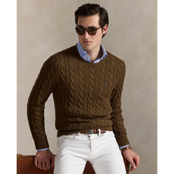 Pull en coton torsadé - Polo Ralph Lauren - Modalova