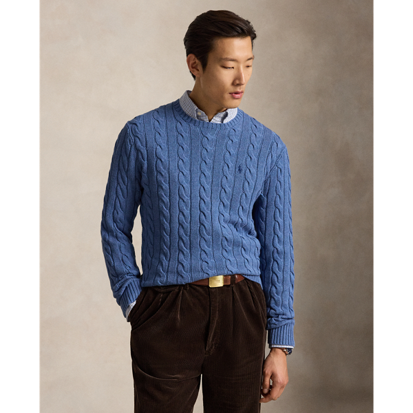 Maglia in Cotone a Trecce Ralph Lauren - Stile Unico