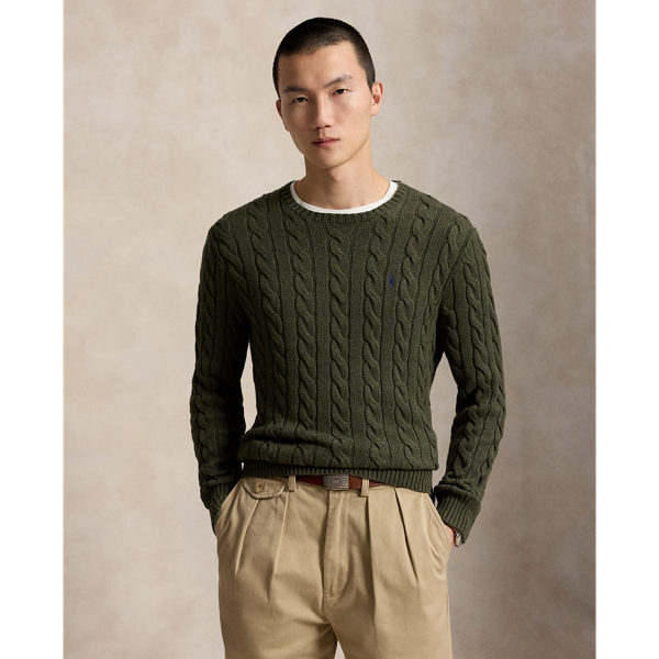 Cable-Knit Cotton Jumper