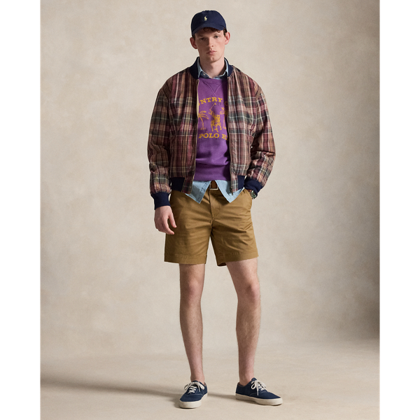 23 cm Stretch Straight Fit Chino Short