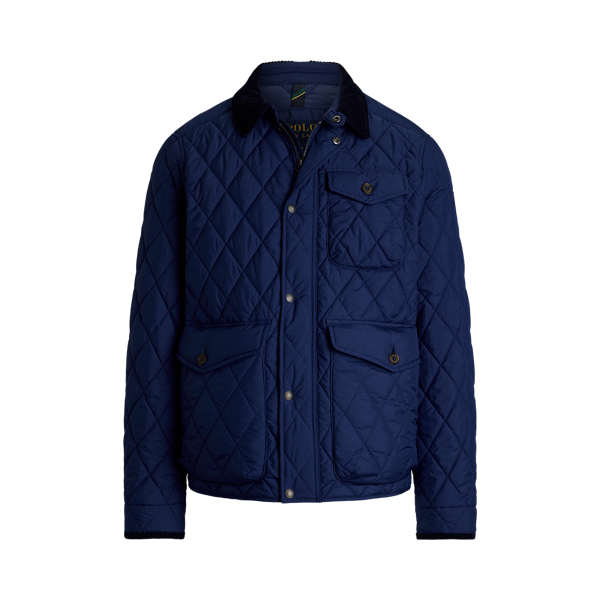 Shop Polo Ralph Lauren The Beaton Quilted Jacket In Annapolis Blue