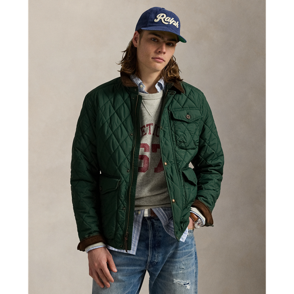Ralph Lauren The Beaton Quilted Jacket In Green