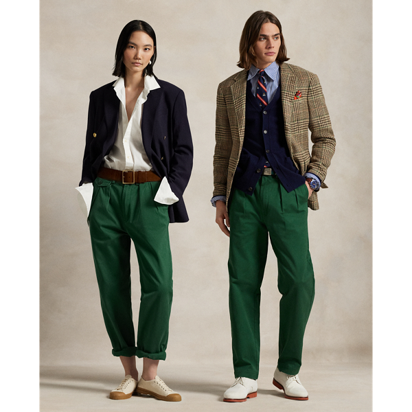 Pantalon Whitman décontracté à pinces - Polo Ralph Lauren - Modalova