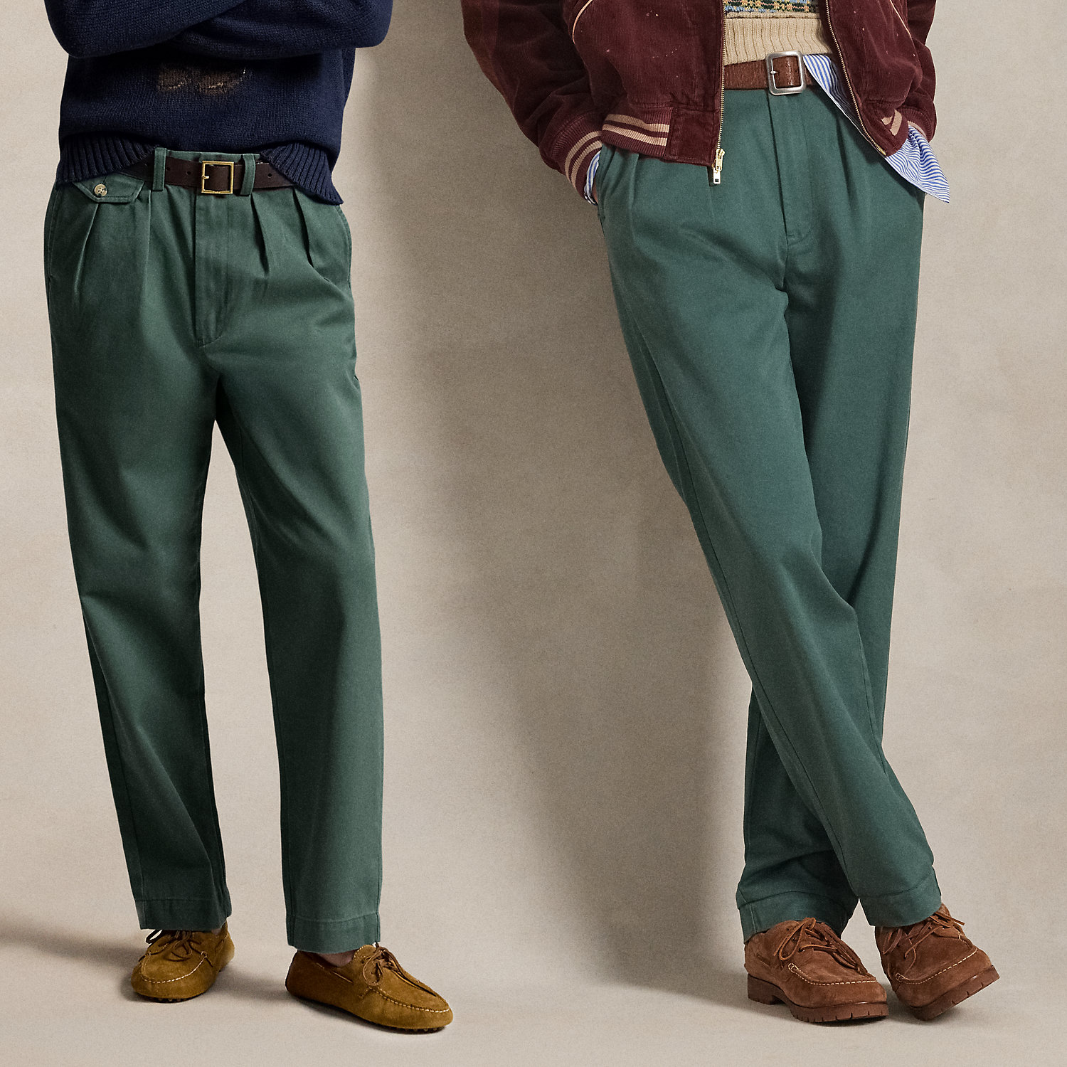 Whitman Relaxed Fit Pleated Trouser