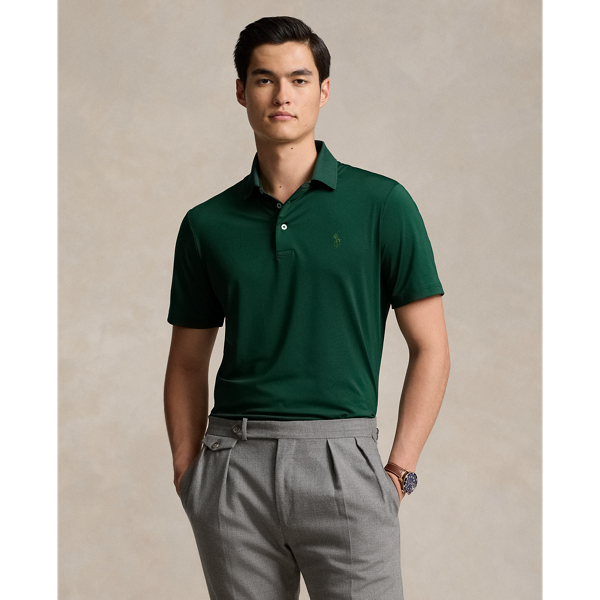 Polo Ralph Lauren Classic Fit Performance Polo Shirt In Moss Agate