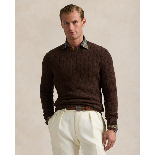 Le pull en cachemire torsadé iconique - Polo Ralph Lauren - Modalova