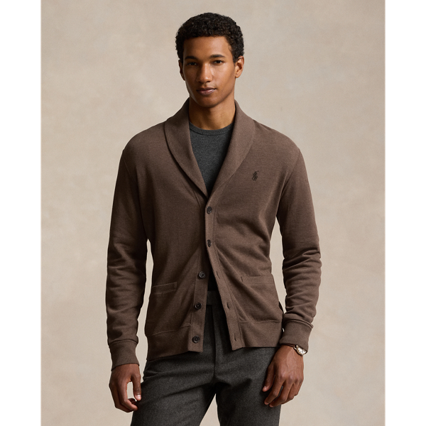 POLO RALPH LAUREN LUXURY JERSEY CARDIGAN