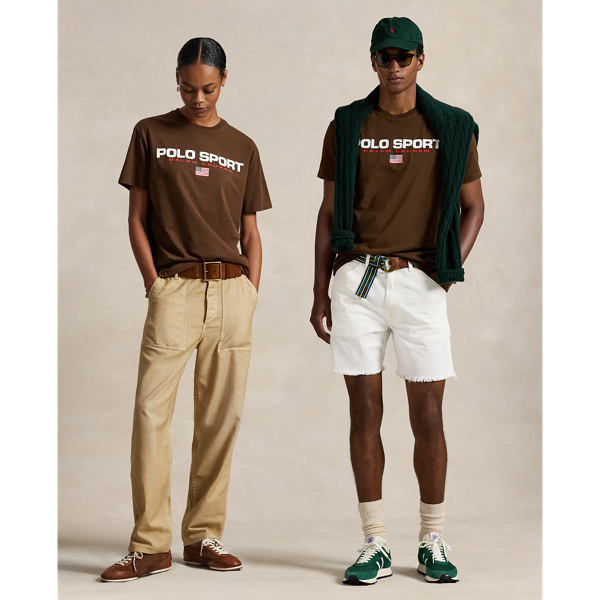 Finished with our Polo Sport logo, this unisex T-shirt is garment-dyed and washed for an authentic vintage look.