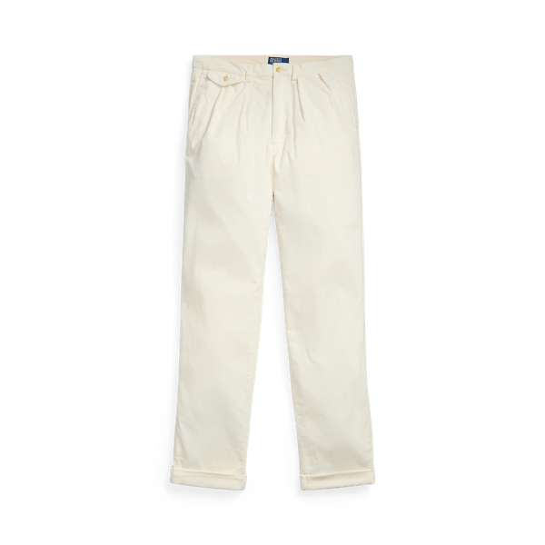 Ralph Lauren Whitman Relaxed Fit Corduroy Pant In White