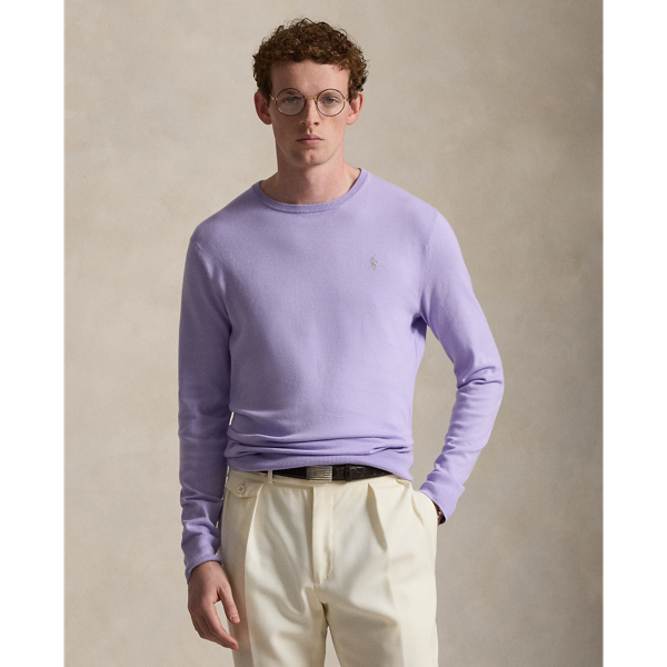 Maglia Slim-Fit Ralph Lauren in Cotone Morbido