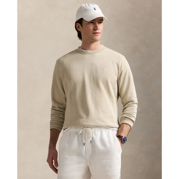 Polo Ralph Lauren Loopback Fleece Sweatshirt In Stoneware Grey