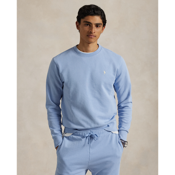 Polo Ralph Lauren Loopback Fleece Sweatshirt In Chambray Blue