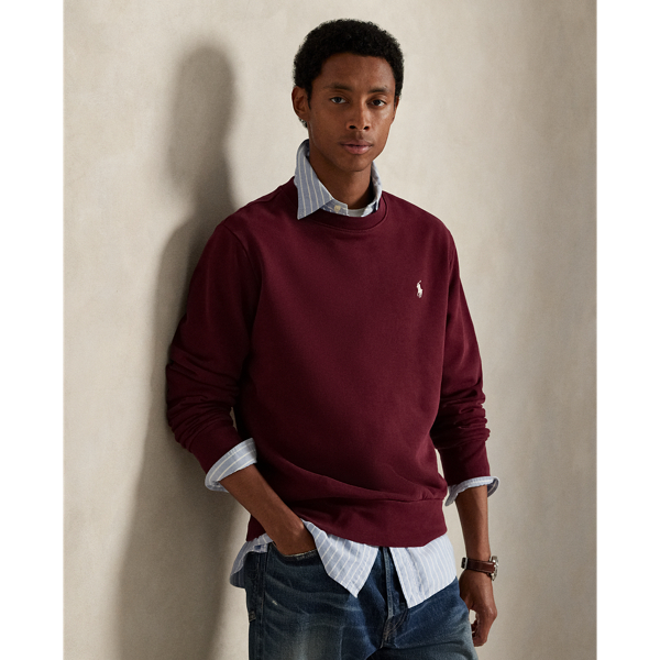 Ralph Lauren Loopback Fleece Sweatshirt In Brown