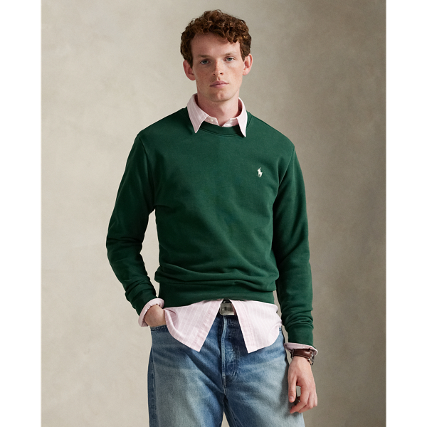 Ralph Lauren Loopback Fleece Sweatshirt In Green