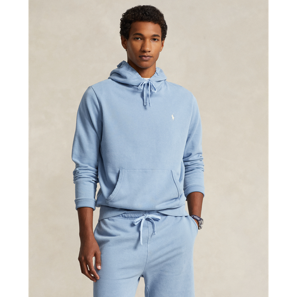 Polo Ralph Lauren Loopback Fleece Hoodie In Channel Blue