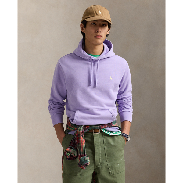 Polo Ralph Lauren Loopback Fleece Hoodie In Sky Lavender