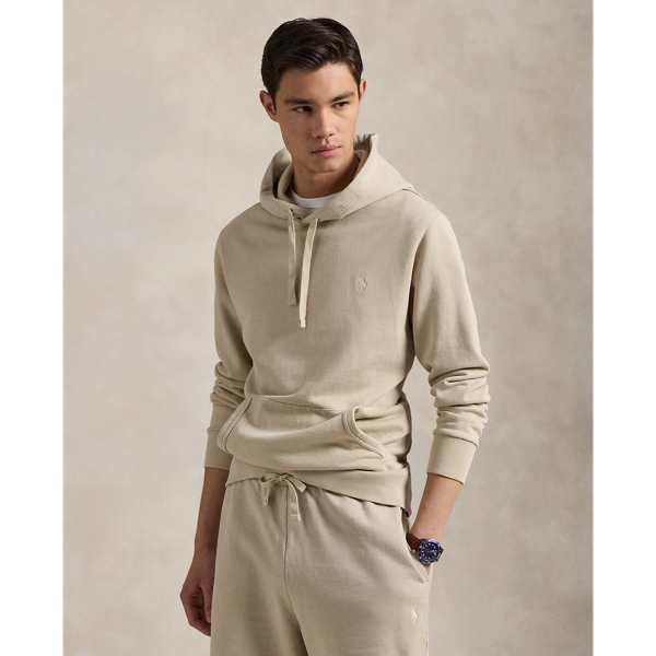 Polo Ralph Lauren Loopback Fleece Hoodie In Stoneware Grey