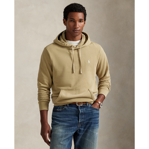 Ralph Lauren Loopback Fleece Hoodie In Green