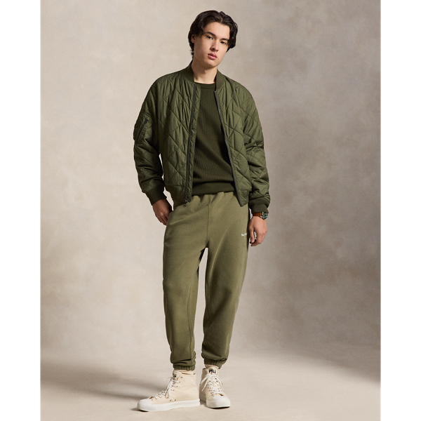 Relaxed Fit Logo Fleece Tracksuit Bottom