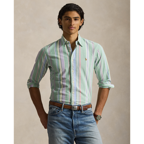 Camicia Oxford a righe Custom-Fit di Ralph Lauren