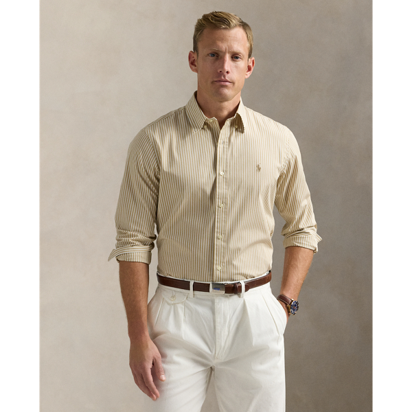 Chemise rayée ajustée popeline stretch - Polo Ralph Lauren - Modalova