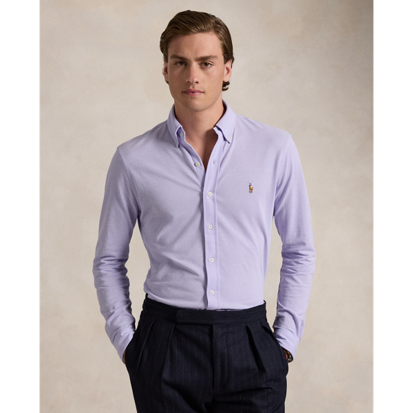 Chemise Oxford en jersey - Polo Ralph Lauren - Modalova