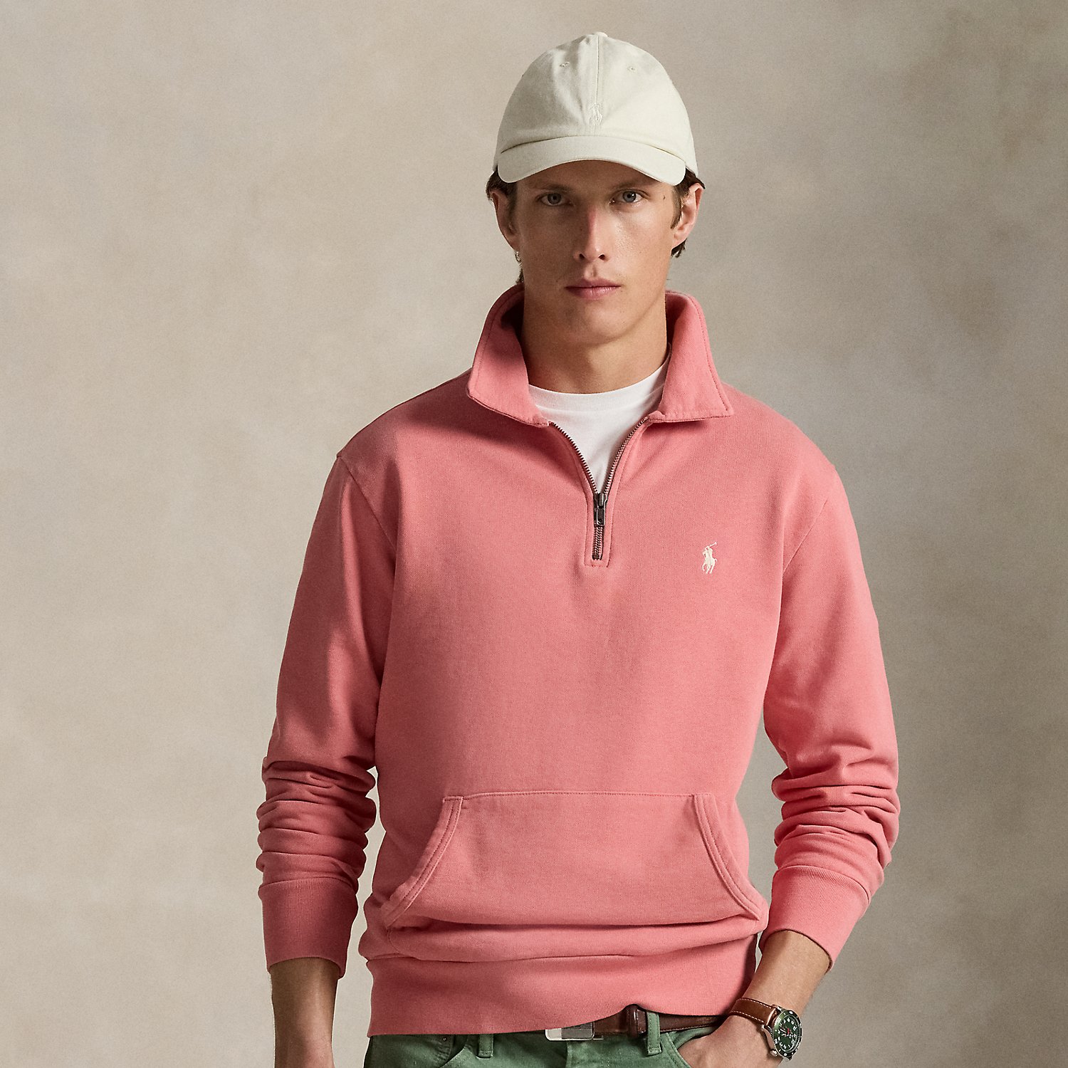 Crafted with loopback cotton that's lighter in weight than our RL Fleece, this sweatshirt is specially washed for a vintage-inspired look and features a soft terry-like interior. It's accented with our signature embroidered Pony on the chest.