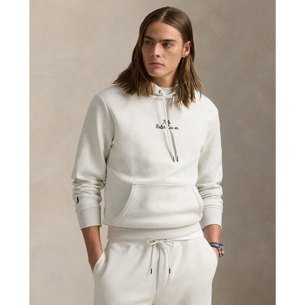 Sweat à capuche maille double à logo - Polo Ralph Lauren - Modalova