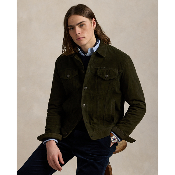 Veste en daim - Polo Ralph Lauren - Modalova