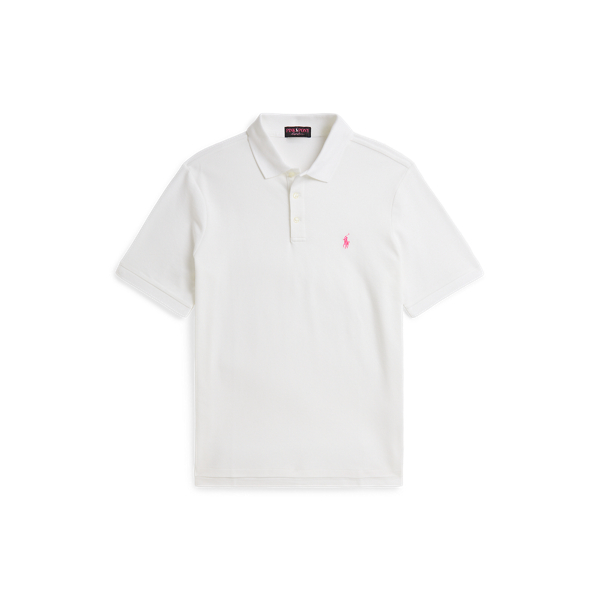 Pink Pony Stretch Mesh Polo Shirt