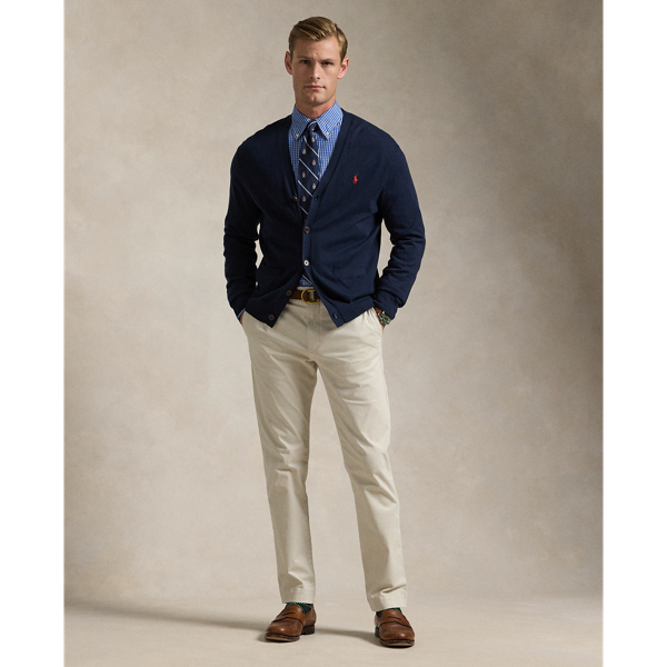 Polo Ralph Lauren Jarrett Stretch Slim Fit Sateen Pant In Dove Grey