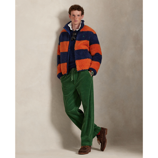 Ralph Lauren Polo Prepster Corduroy Easy Pant In Green