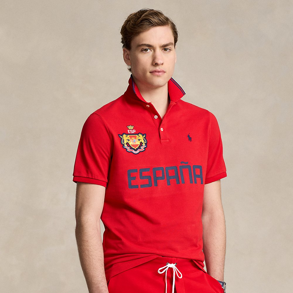 Ralph Lauren Classic Fit Spain Polo Shirt In Rl 2000 Red