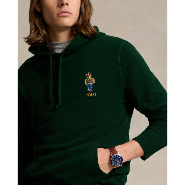 POLO RALPH LAUREN】Polo ベア ウール フーデッド セーター I (トップス/ニット/セーター)グリーン | ラルフ ローレン 公式オンラインストア