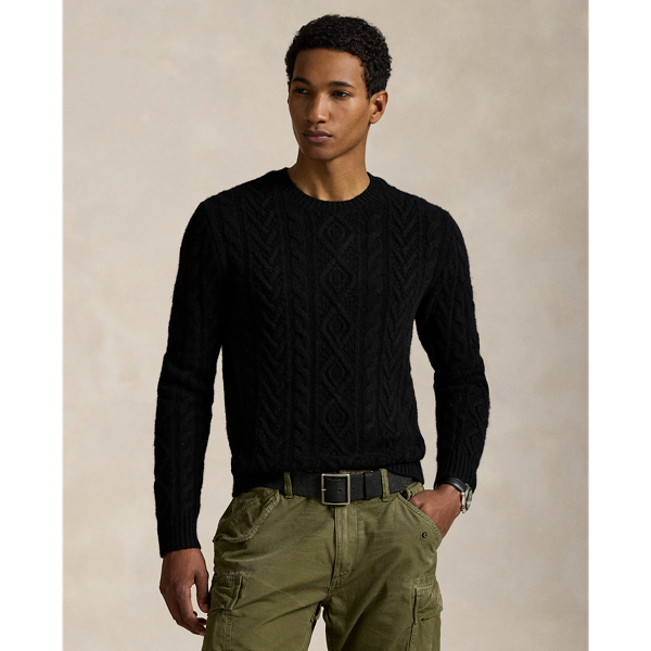 Pull irlandais en laine et alpaga - Polo Ralph Lauren - Modalova