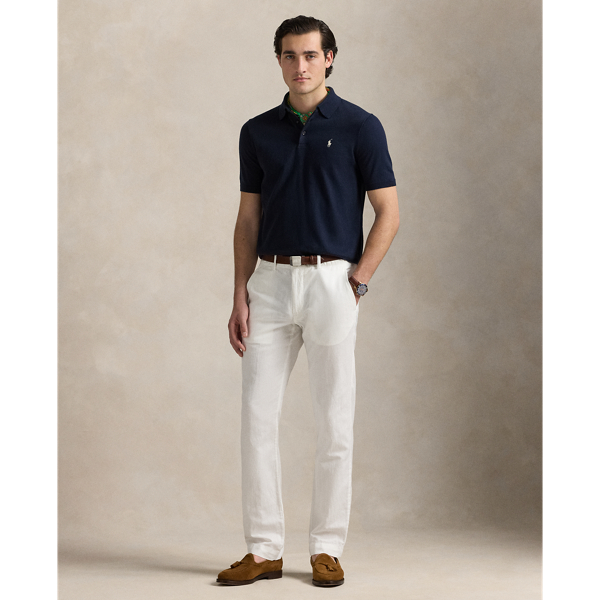 POLO RALPH LAUREN】コットン ポロカラー セーター I (トップス