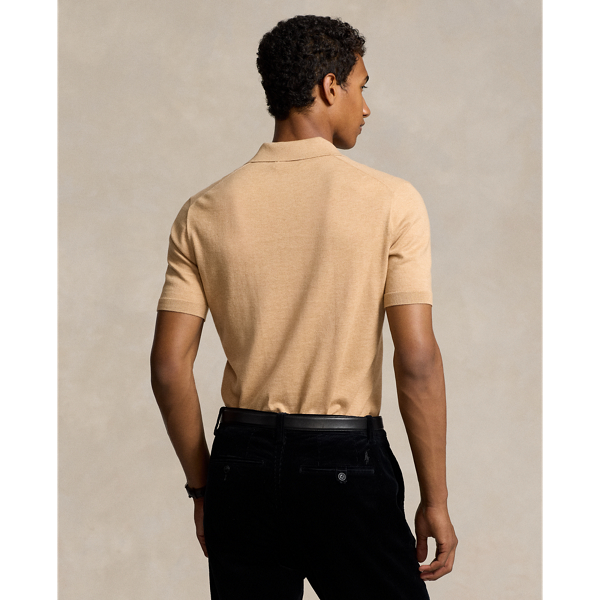 POLO RALPH LAUREN】コットン ポロカラー セーター I (トップス