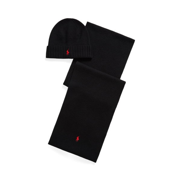 Polo Ralph Lauren Wool Beanie & Scarf Gift Set
