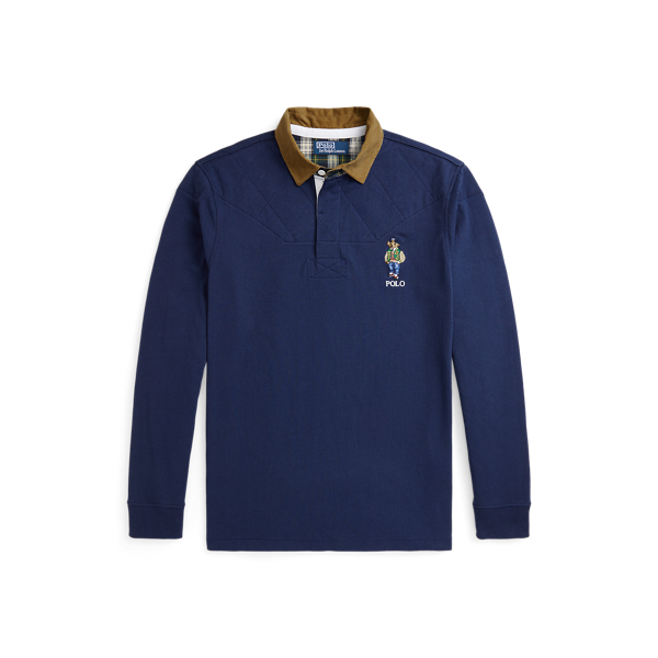 POLO RALPH LAUREN】クラシック フィット Polo ベア ジャージー ラグビー シャツ I (トップス/Tシャツ/カットソー)ネイビー  | ラルフ ローレン公式オンラインストア