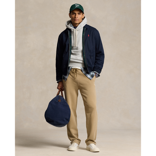 Polo Ralph Lauren Loopback Fleece Drawstring Pant In Desert Khaki
