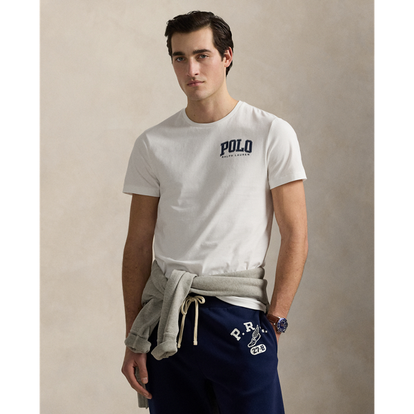 Polo Ralph Lauren Classic Fit Logo Jersey T-shirt In White