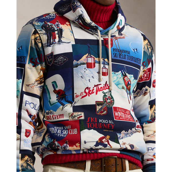 スキーパッチワーク フリース フーディ | ラルフ ローレン公式  