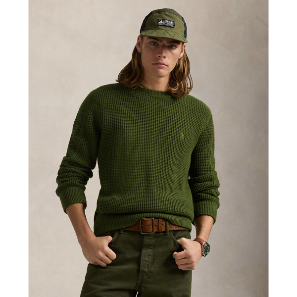 Waffle-Knit Wool-Alpaca Jumper - Polo Ralph Lauren - Modalova