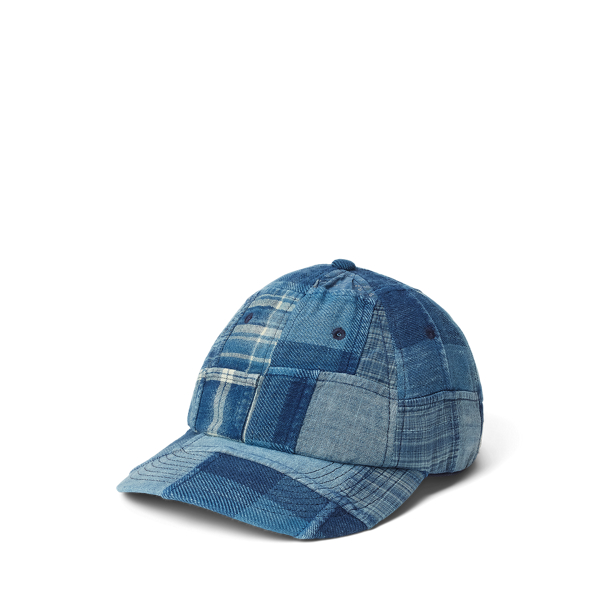 Casquette de baseball patchwork indigo - Polo Ralph Lauren - Modalova