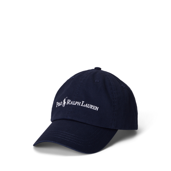 Ralph Lauren Cotton Twill Ball Cap In Blue
