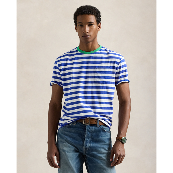 T-shirt rayé classique en jersey - Polo Ralph Lauren - Modalova