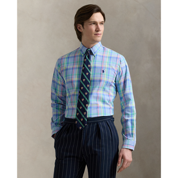 Polo Ralph Lauren Classic Fit Performance Oxford Shirt In Blue Seafoam Multi